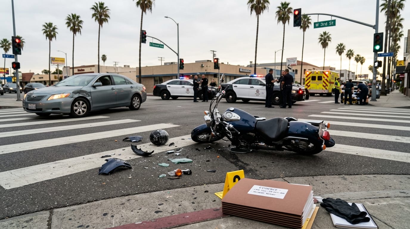 Motorcycle Rider Left Left-Turn Motorcycle Accident Claims in Los Angeles 2026
